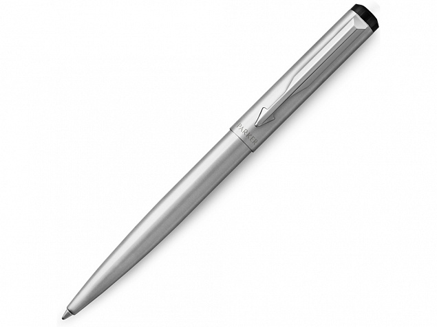Ручка шариковая Parker Vector Standard T01 Stainless Steel CT с логотипом в Балашихе заказать по выгодной цене в кибермаркете AvroraStore