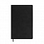 Бизнес-блокнот ALFI, A5, черный, мягкая обложка, в линейку с логотипом в Балашихе заказать по выгодной цене в кибермаркете AvroraStore