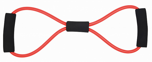 Лента для фитнеса ELASTICAL, черный / красный с логотипом в Балашихе заказать по выгодной цене в кибермаркете AvroraStore