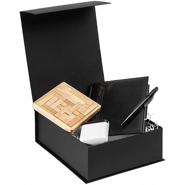 Коробка Flip Deep, черная с логотипом в Балашихе заказать по выгодной цене в кибермаркете AvroraStore