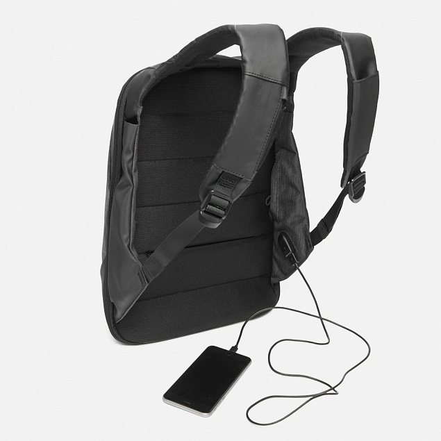 Рюкзак ClickPack, черный с логотипом в Балашихе заказать по выгодной цене в кибермаркете AvroraStore