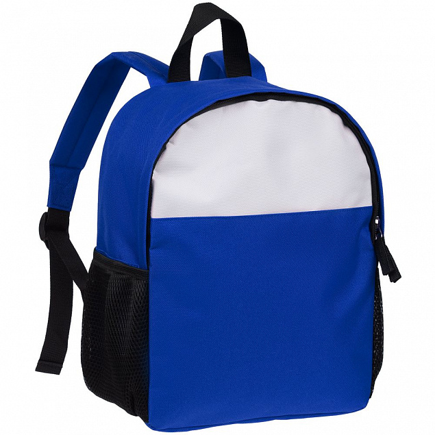 Детский рюкзак Comfit, белый с синим с логотипом в Балашихе заказать по выгодной цене в кибермаркете AvroraStore