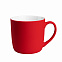 Керамическая кружка Vianа, 380 ml, soft-touch, красная с логотипом в Балашихе заказать по выгодной цене в кибермаркете AvroraStore