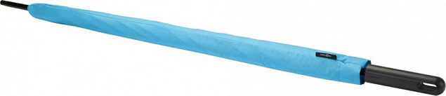 Зонт-трость Halo, механический 30, аква с логотипом в Балашихе заказать по выгодной цене в кибермаркете AvroraStore