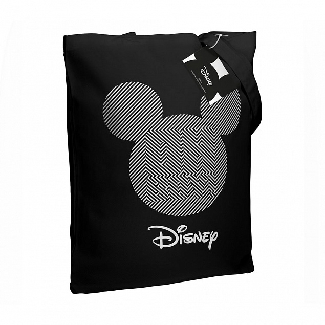 Холщовая сумка «Микки Маус. Oh, Boy», черная с логотипом в Балашихе заказать по выгодной цене в кибермаркете AvroraStore