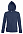Толстовка женская на молнии с капюшоном Seven Women 290, темно-синяя с логотипом в Балашихе заказать по выгодной цене в кибермаркете AvroraStore