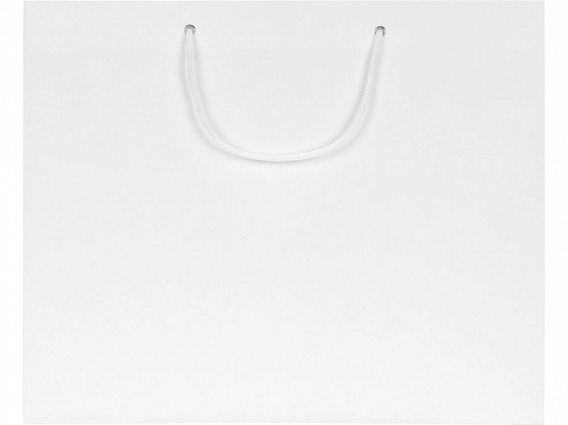Пакет подарочный Imilit XL, белый с логотипом в Балашихе заказать по выгодной цене в кибермаркете AvroraStore