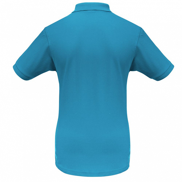 Рубашка поло Safran бирюзовая с логотипом в Балашихе заказать по выгодной цене в кибермаркете AvroraStore