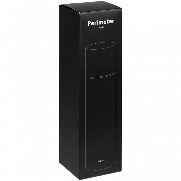 Термос Perimeter, черный с логотипом в Балашихе заказать по выгодной цене в кибермаркете AvroraStore