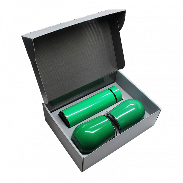 Набор Hot Box C2 grey (зеленый) с логотипом в Балашихе заказать по выгодной цене в кибермаркете AvroraStore