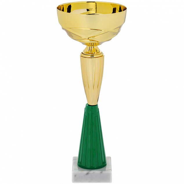 Кубок Kudos, большой, зеленый с логотипом в Балашихе заказать по выгодной цене в кибермаркете AvroraStore