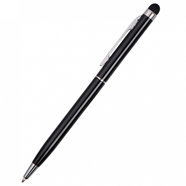 Ручка металлическая Dallas Touch - Черный AA с логотипом в Балашихе заказать по выгодной цене в кибермаркете AvroraStore