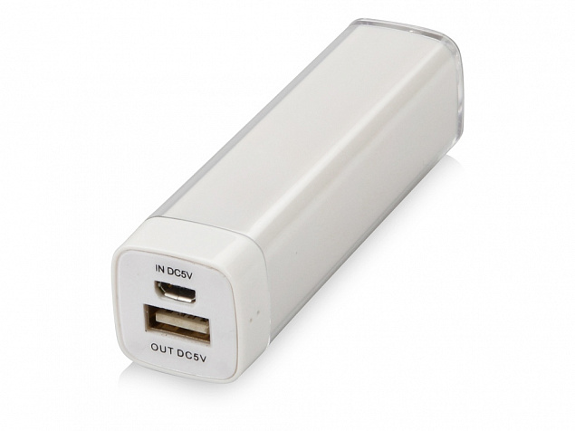 Портативное зарядное устройство «Ангра», 2200 mAh с логотипом в Балашихе заказать по выгодной цене в кибермаркете AvroraStore