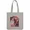 Холщовая сумка «Преодолень», серая с логотипом в Балашихе заказать по выгодной цене в кибермаркете AvroraStore