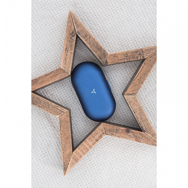 Беспроводные наушники Accesstyle Denim TWS Blue, синие с логотипом в Балашихе заказать по выгодной цене в кибермаркете AvroraStore