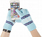 Сенсорные перчатки Snowflake, голубые с логотипом в Балашихе заказать по выгодной цене в кибермаркете AvroraStore