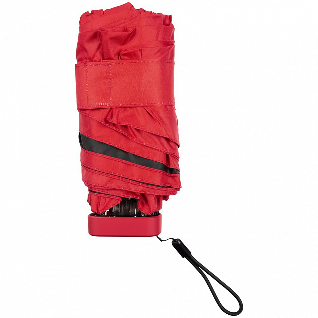 Складной зонт Color Action, в кейсе, красный с логотипом в Балашихе заказать по выгодной цене в кибермаркете AvroraStore