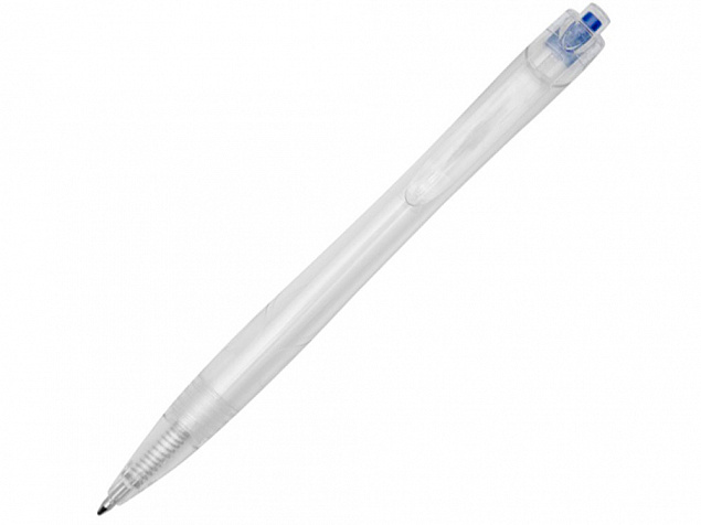 Шариковая ручка Honua из переработанного ПЭТ, прозрачный/ярко-синий с логотипом в Балашихе заказать по выгодной цене в кибермаркете AvroraStore