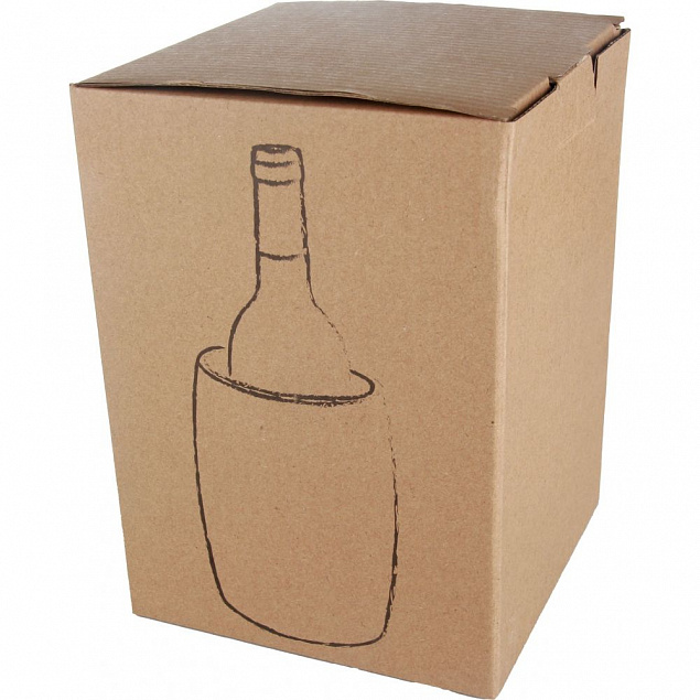 Кулер для вина Icewise, серебристый с логотипом в Балашихе заказать по выгодной цене в кибермаркете AvroraStore