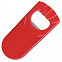 Открывалка  "Кулачок" красная, 9,5х4,5х1,2 см;  фростированный пластик/ тампопечать с логотипом в Балашихе заказать по выгодной цене в кибермаркете AvroraStore