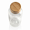Бутылка для воды из rPET (стандарт GRS) с крышкой из бамбука FSC® с логотипом в Балашихе заказать по выгодной цене в кибермаркете AvroraStore