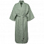 Халат вафельный женский Boho Kimono, зеленая мята с логотипом в Балашихе заказать по выгодной цене в кибермаркете AvroraStore