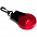 Светоотражатель с подсветкой Watch Out, красный с логотипом в Балашихе заказать по выгодной цене в кибермаркете AvroraStore