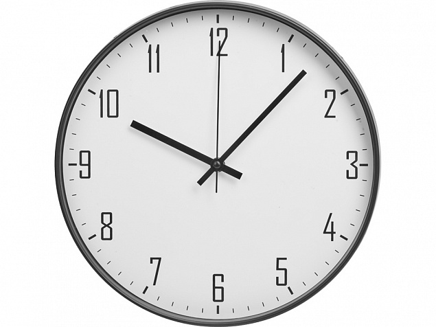 Пластиковые настенные часы «Carte blanche» с логотипом в Балашихе заказать по выгодной цене в кибермаркете AvroraStore