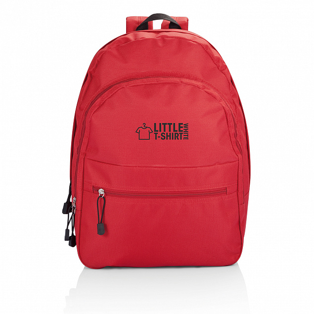 Рюкзак Basic, красный с логотипом в Балашихе заказать по выгодной цене в кибермаркете AvroraStore