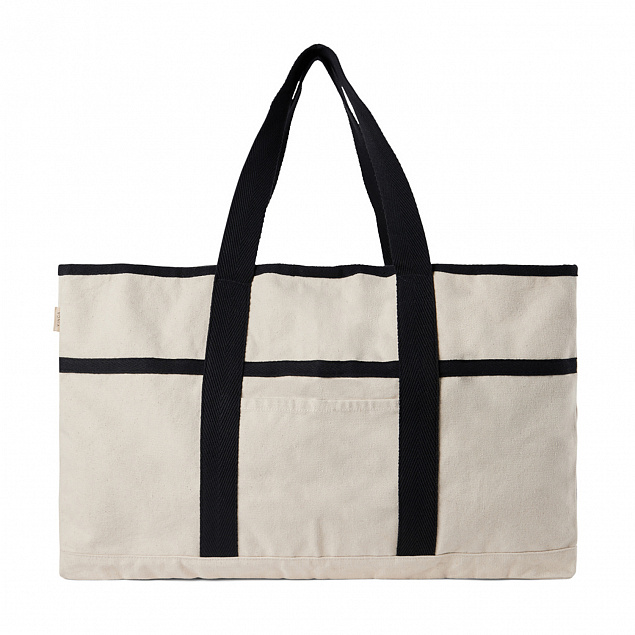 Пляжная сумка VINGA Volonne из переработанного канваса и rPET AWARE™ с логотипом в Балашихе заказать по выгодной цене в кибермаркете AvroraStore