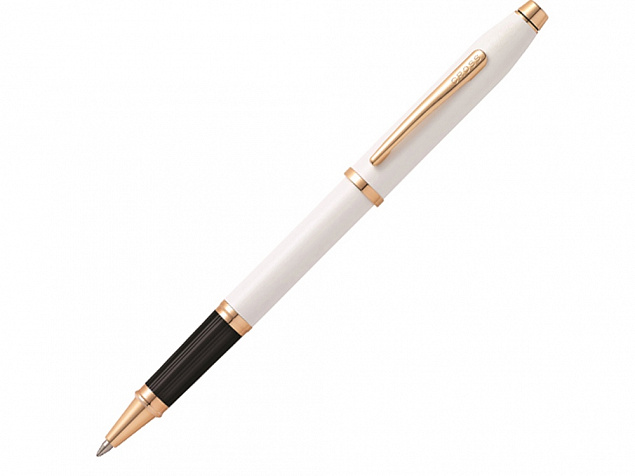 Ручка-роллер Selectip Cross Century II Pearlescent White Lacquer с логотипом в Балашихе заказать по выгодной цене в кибермаркете AvroraStore