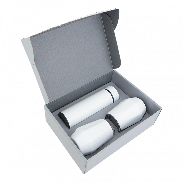 Набор Hot Box E2 grey (белый) с логотипом в Балашихе заказать по выгодной цене в кибермаркете AvroraStore