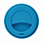 Стакан с крышкой PLA, 350 мл, синий с логотипом в Балашихе заказать по выгодной цене в кибермаркете AvroraStore
