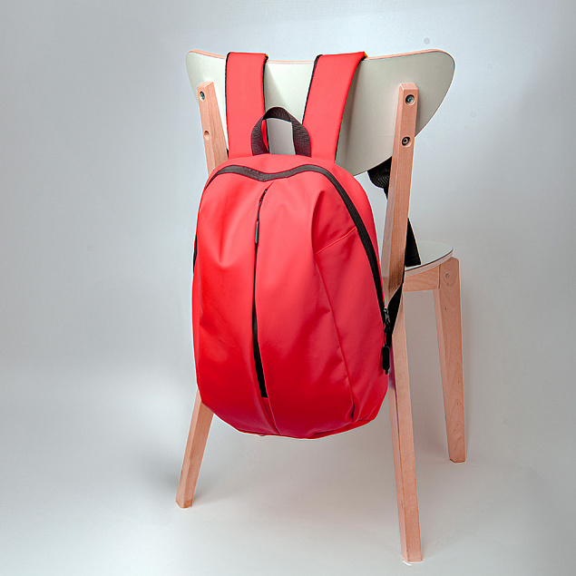 Рюкзак "Go", красный, 41 х 29 х15,5 см, 100% полиуретан с логотипом в Балашихе заказать по выгодной цене в кибермаркете AvroraStore