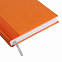 Ежедневник VELVET, А5,  датированный (2022 г.), апельсин с логотипом в Балашихе заказать по выгодной цене в кибермаркете AvroraStore