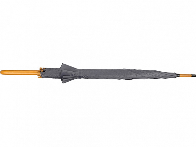 Зонт-трость Радуга, серый с логотипом в Балашихе заказать по выгодной цене в кибермаркете AvroraStore