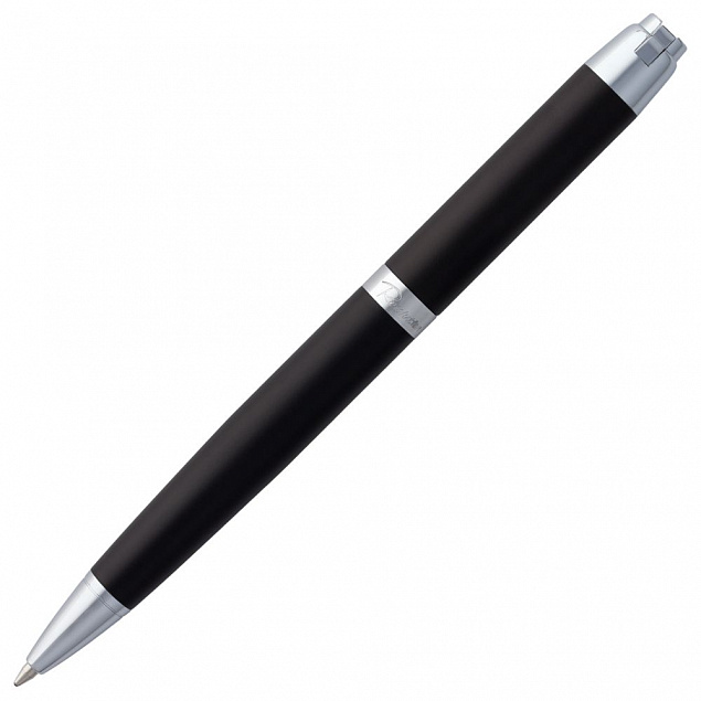 Ручка шариковая Razzo Chrome, черная с логотипом в Балашихе заказать по выгодной цене в кибермаркете AvroraStore