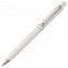 Ручка шариковая Raja Chrome, белая с логотипом в Балашихе заказать по выгодной цене в кибермаркете AvroraStore