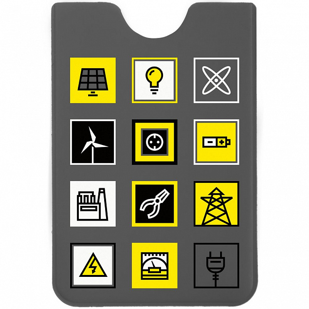 Чехол для карточки Industry, энергетика с логотипом в Балашихе заказать по выгодной цене в кибермаркете AvroraStore