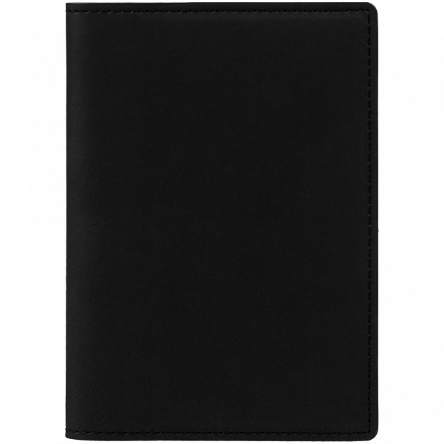 Обложка для паспорта Multimo, черная с красным с логотипом в Балашихе заказать по выгодной цене в кибермаркете AvroraStore