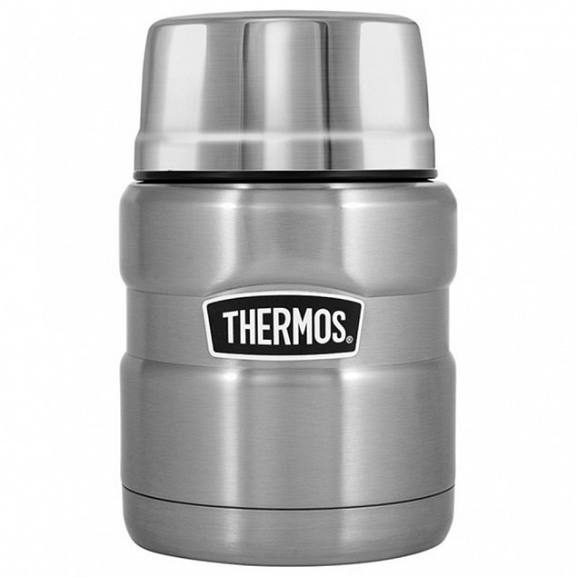 Термос для еды Thermos SK3000, серебристый с логотипом в Балашихе заказать по выгодной цене в кибермаркете AvroraStore