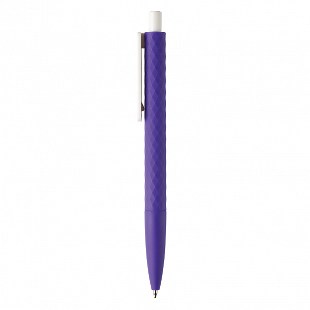 Ручка X3 Smooth Touch, фиолетовый с логотипом в Балашихе заказать по выгодной цене в кибермаркете AvroraStore