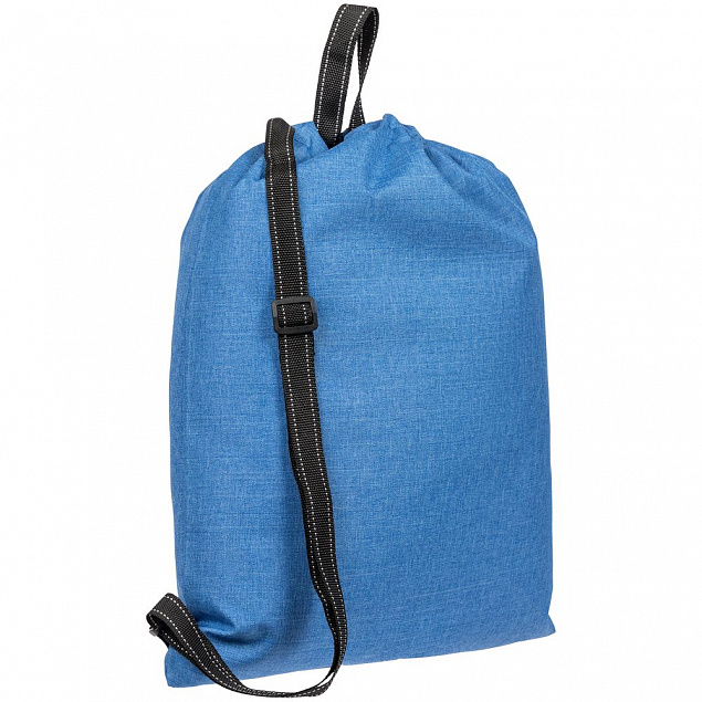Рюкзак-мешок Melango, синий с логотипом в Балашихе заказать по выгодной цене в кибермаркете AvroraStore