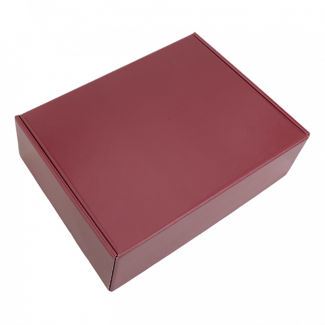 Коробка Hot Box (бордовая) с логотипом в Балашихе заказать по выгодной цене в кибермаркете AvroraStore