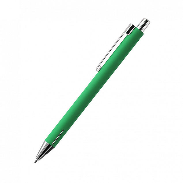 Ручка металлическая Elegant Soft - Зеленый FF с логотипом в Балашихе заказать по выгодной цене в кибермаркете AvroraStore