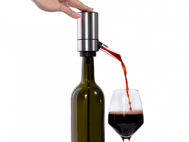 Электрический аэратор-диспенсер для вина «Wine delight» с логотипом в Балашихе заказать по выгодной цене в кибермаркете AvroraStore