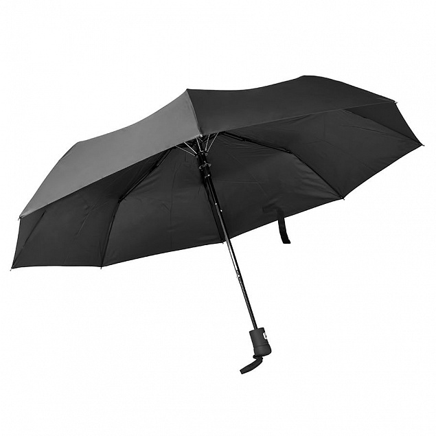 Зонт складной "Hebol", полуавтомат с логотипом в Балашихе заказать по выгодной цене в кибермаркете AvroraStore