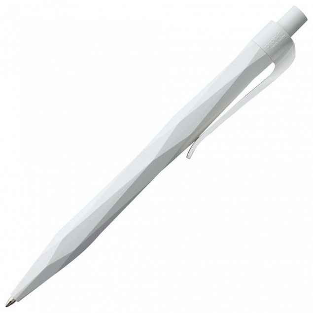 Ручка шариковая Prodir QS20 PMP-P, белая с логотипом в Балашихе заказать по выгодной цене в кибермаркете AvroraStore