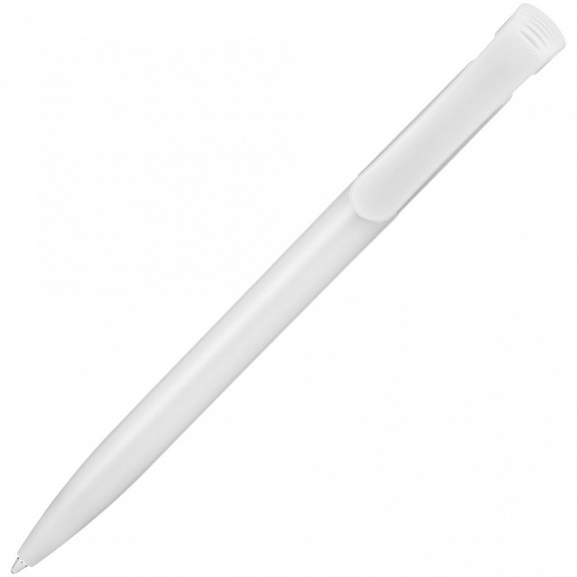 Ручка шариковая Clear Solid, белая с логотипом в Балашихе заказать по выгодной цене в кибермаркете AvroraStore