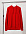Худи унисекс Vozduh 2.0, красное с логотипом в Балашихе заказать по выгодной цене в кибермаркете AvroraStore